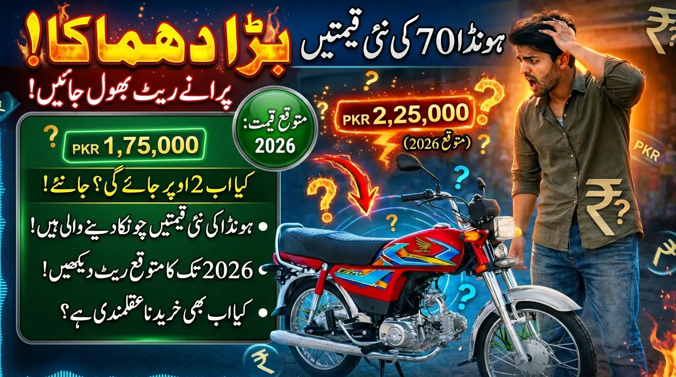 Honda CD70 price in Pakistan for 2026